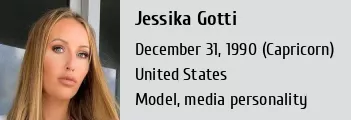 Jessika Gotti: Biography, Age, Height, Figure, Net Worth