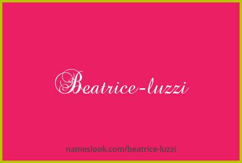 Net Worth of Beatrice Luzzi