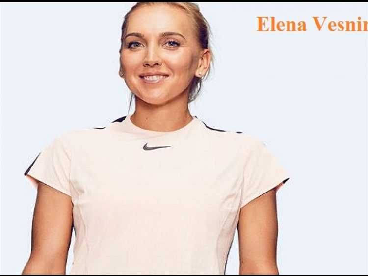 Elena Vesnina: Biography, Age, Height, Figure, Net Worth