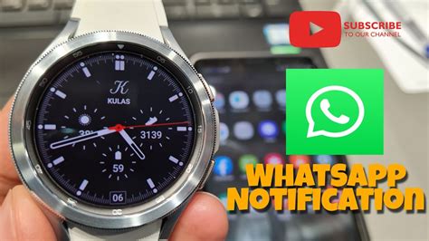  Enabling WhatsApp Notifications: Turn on WhatsApp notifications in the Watch app 