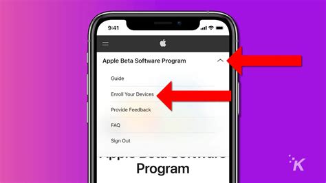  Enrolling Your Device in the Beta Program 