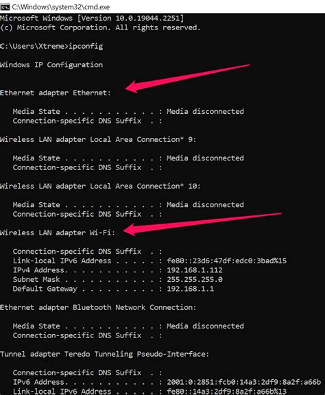  Modifying IP Configuration with Command Prompt