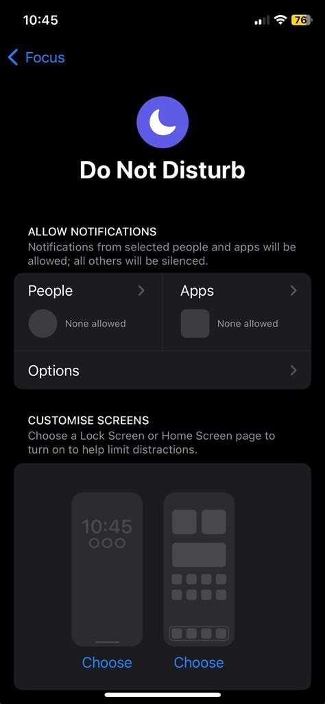  Personalizing Do Not Disturb Settings to Suit Your Preferences 