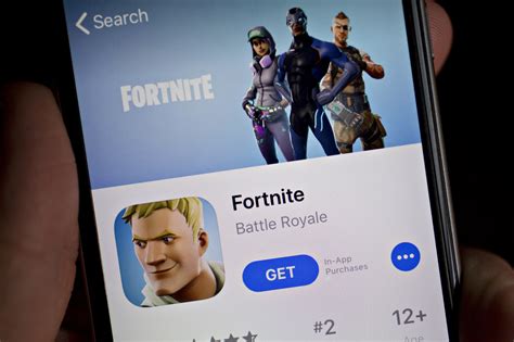  Searching for Fortnite in the App Store 