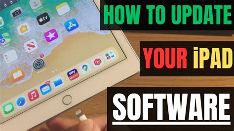  Update Your iPad's Software 