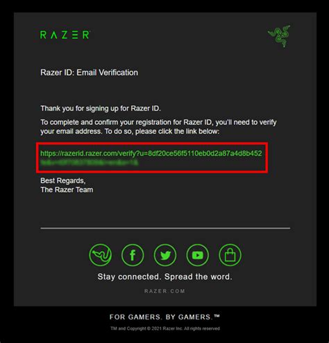  Verifying your Razer ID 