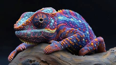 A Chameleon's Enchanting Metamorphosis during Reveries