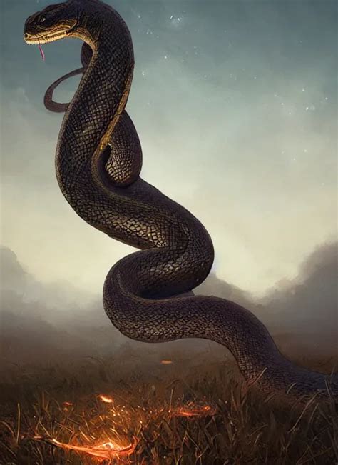 A Closer Look: Exquisite Description of the Enormous Ebony Serpent