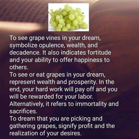 A Glimpse into Your Inner World: Exploring the Significance of Dreaming about Grapes