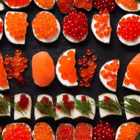 A Gourmet's Delight: The Sensory Pleasures of Red Caviar