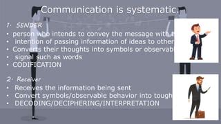 A Message from the Other Side: Deciphering the Communication in the Vision