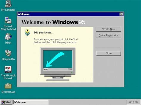 A Milestone in Computing History: Windows 95 Revolutionizes the User Experience