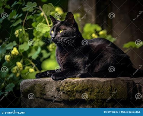 A Monochrome Feline Lost in Reverie: A Mesmerizing Scene