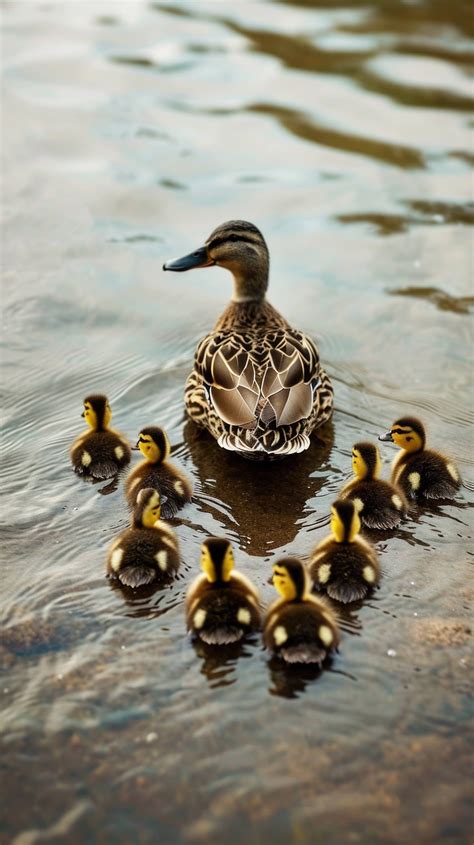 A Surreal Moment: My Encounter with a Mother Duck and Her Young Ones