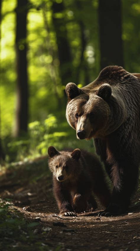 A Tale of Endurance: The Resilient Bear and Her Offspring Return to their Natural Habitat