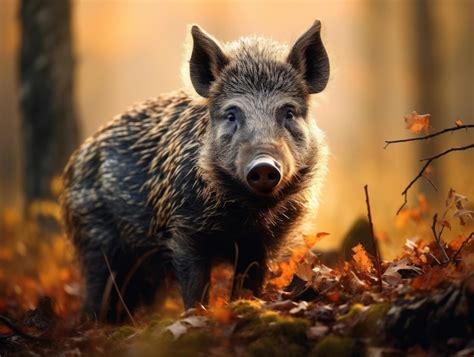 A Vivid Encounter: The First Glimpse of the Majestic Wild Boar