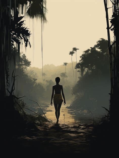 A Woman's Enigmatic Journey through a Sinister Forest