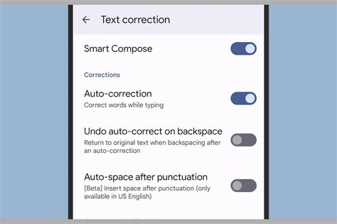 A step-by-step guide to disabling the autocorrect functionality related to expressive symbols