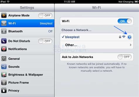 Access Wireless Network Settings on Your Tablet