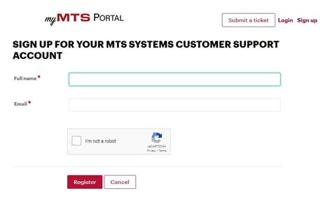 Accessing Your MTS Account