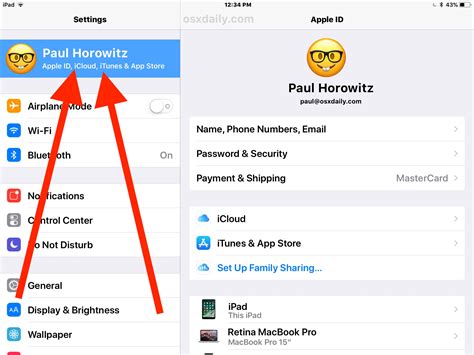 Accessing iCloud Settings on Your iPad