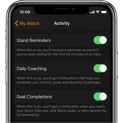 Accessing the Activity App on Your Watch