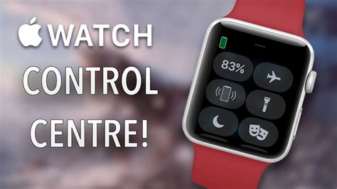 Accessing the Control Center on your Apple Timepiece 3