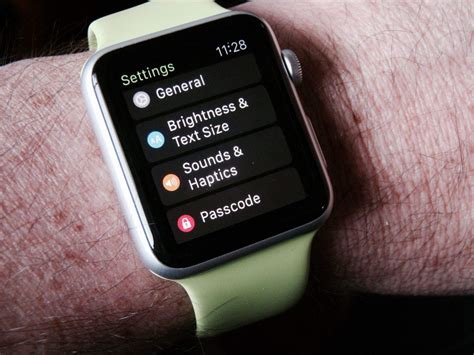 Accessing the Settings Menu on Your Apple Watch
