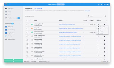 Accessing the URL Location of the Docker Desktop Container Server