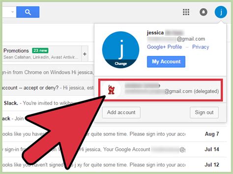 Accessing your Gmail Account