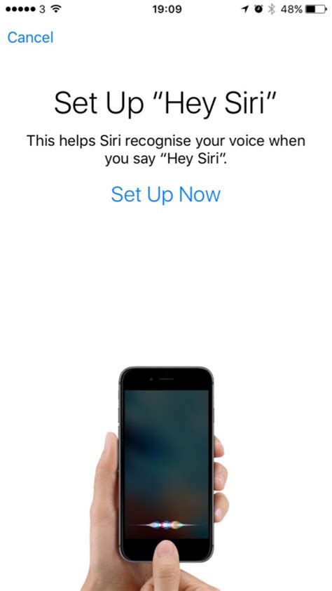 Activate the "Hey Siri" Functionality