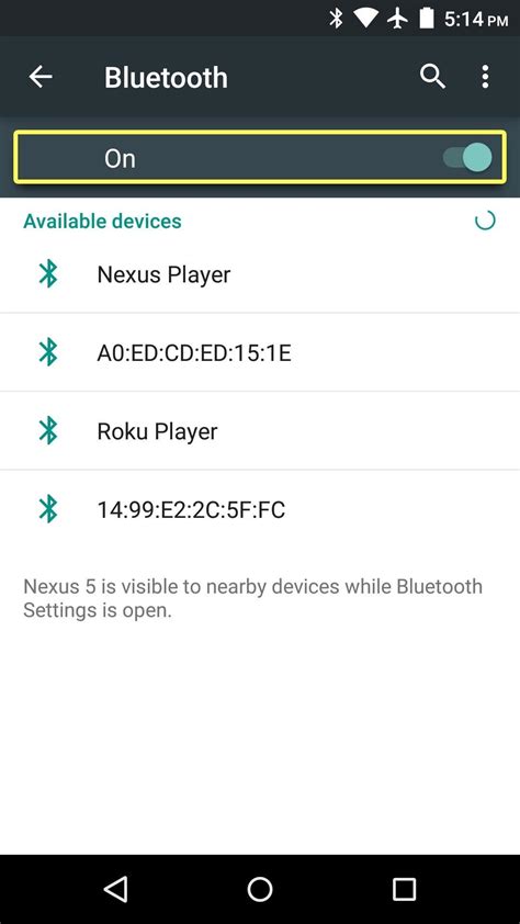 Activating Bluetooth on Your Android Device