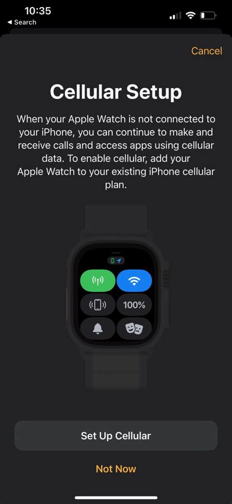 Activating Cellular Service on Your Apple Timepiece