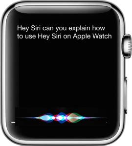 Activating Hey Siri on the Latest Apple Smartwatch Model