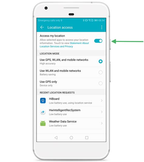 Activating Location Tracking on Your Device