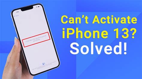 Activating and Configuring Your iPhone 13