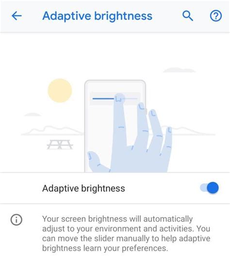 Adaptive brightness: Enhancing user experience