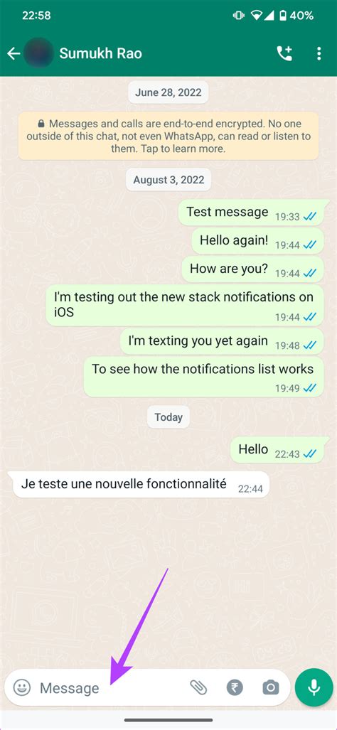 Adding a Personal Touch to Your WhatsApp Conversations