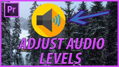 Adjust Sound Levels