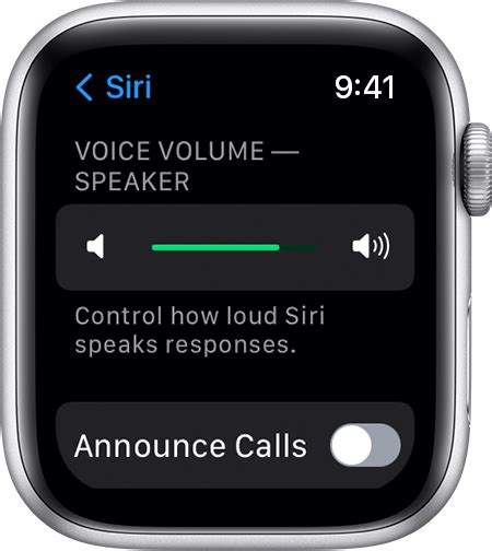 Adjust the Volume Settings for Siri on Your Apple Wristwatch