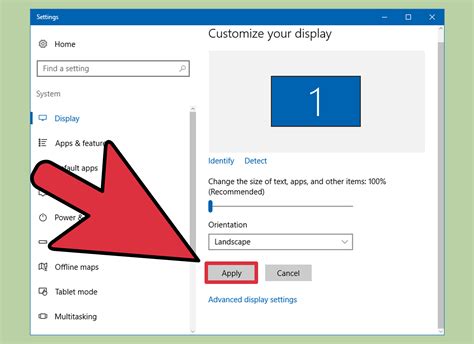 Adjusting Display Settings for a Dual Screen Configuration