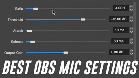 Adjusting Recording Settings for Optimal Microphone Performance