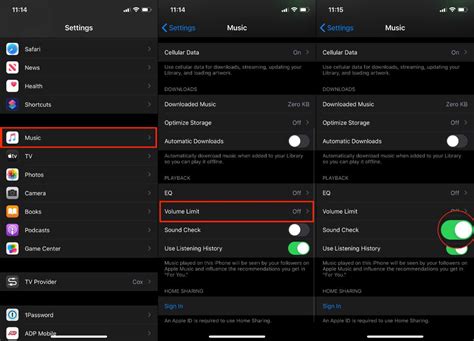 Adjusting Sound Restrictions on Your Device