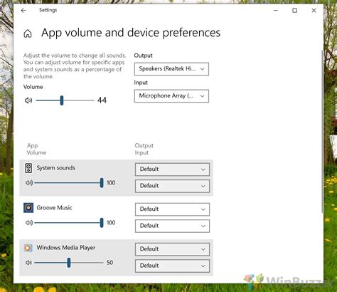 Adjusting Sound Settings for Headphone Output