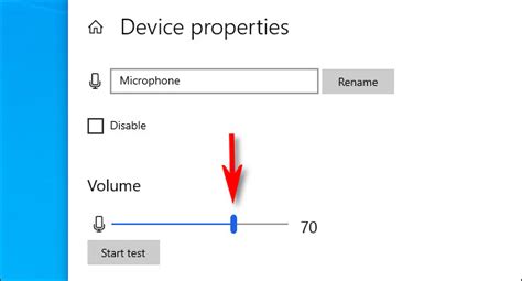 Adjusting microphone volume settings on your device