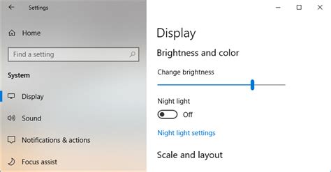 Adjusting the Display Brightness for a Subtle and Refined Look