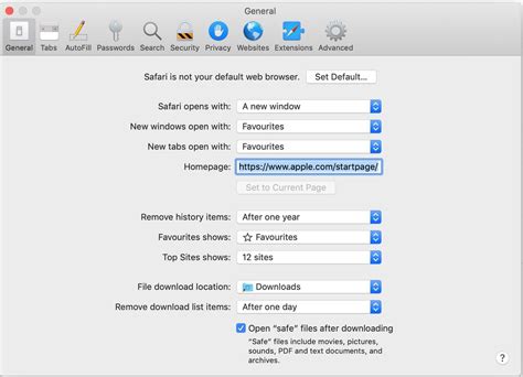 Adjusting the Size of the Keyboard in Safari Settings