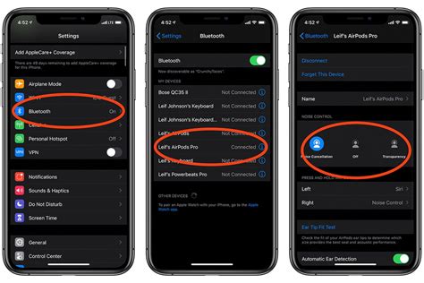 Adjusting the Sound Blocking Settings on Airpods