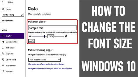 Adjusting the System-Wide Text Size