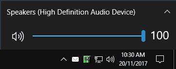 Adjusting the Volume through Settings